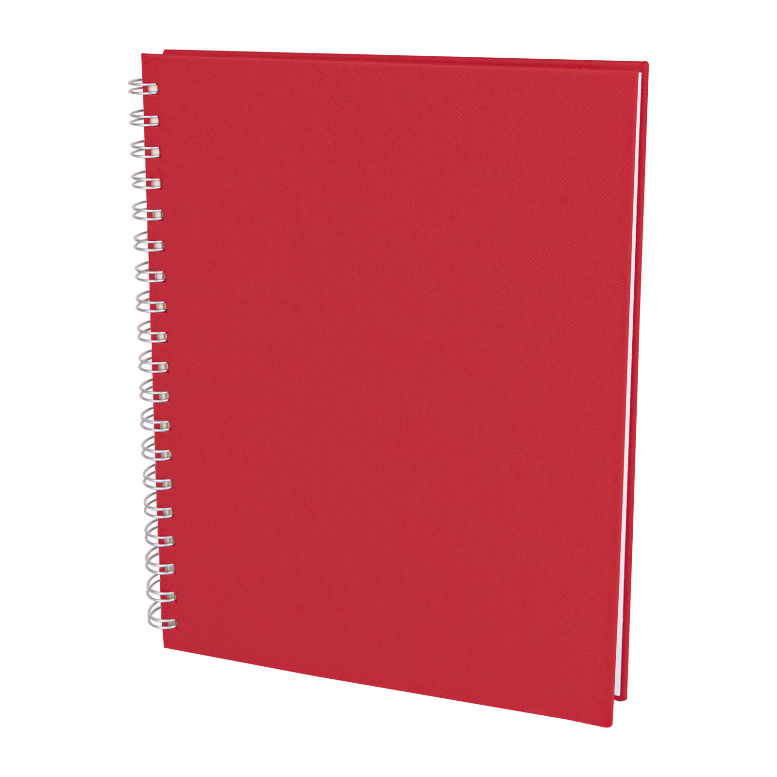 SEĞMENLER KIRMIZI KARELİ SPİRALLİ TARİHSİZ DEFTER (19X25 CM)
