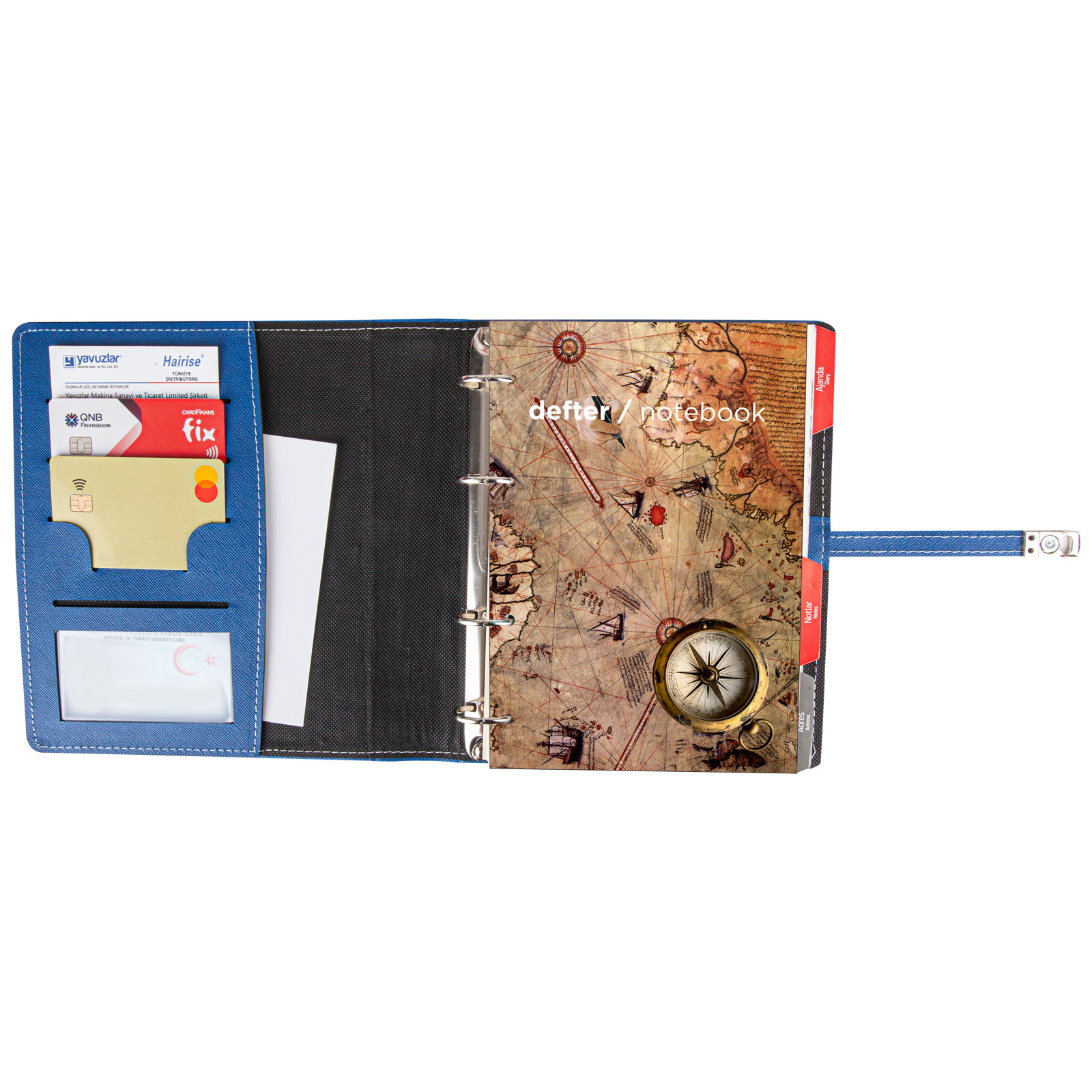 AYDINLIKEVLER SİYAH ORGANİZER DEFTER (18x21,5 CM)